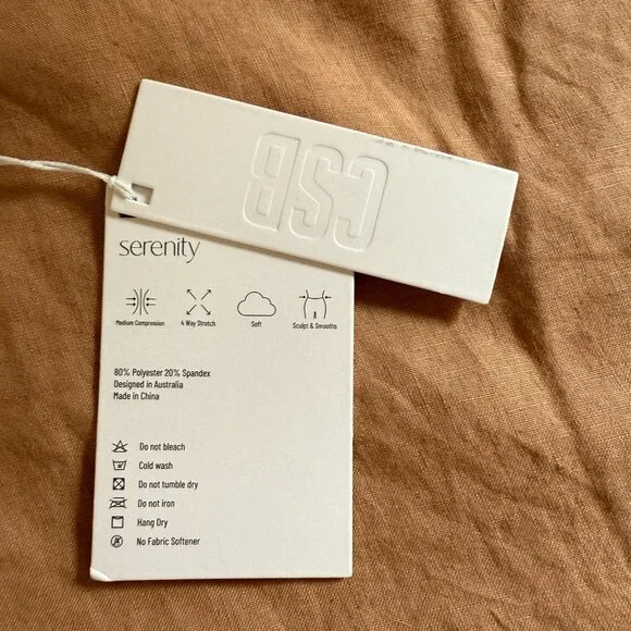 CSB Serenity Alyssa Bandeau Lemon NWT - Picture 7 of 11